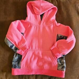 Trail Crest Pink Camo Hoodie for Girls